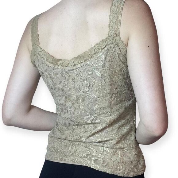 Valerie Stevens new with tags y2k lace beige cami tank - Picture 4 of 8